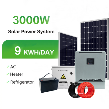 CardWeb 3000W Słoneczny Zestaw Słoneczny: 3kW poza siecią słoneczną do magazynowania energii w domu