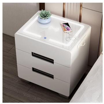 Smart Bedside Table Bedroom Big Apartment Economical Bedside Cabinet Multi-Functional Wireless Charging