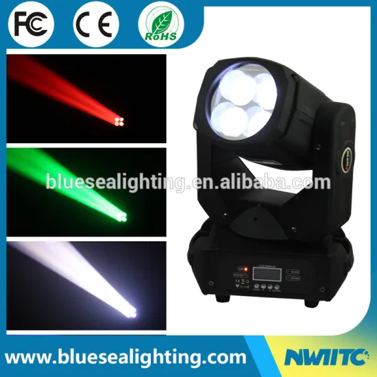Super beam 4 mini dj disco 4x25w dmx stage light led moving head
