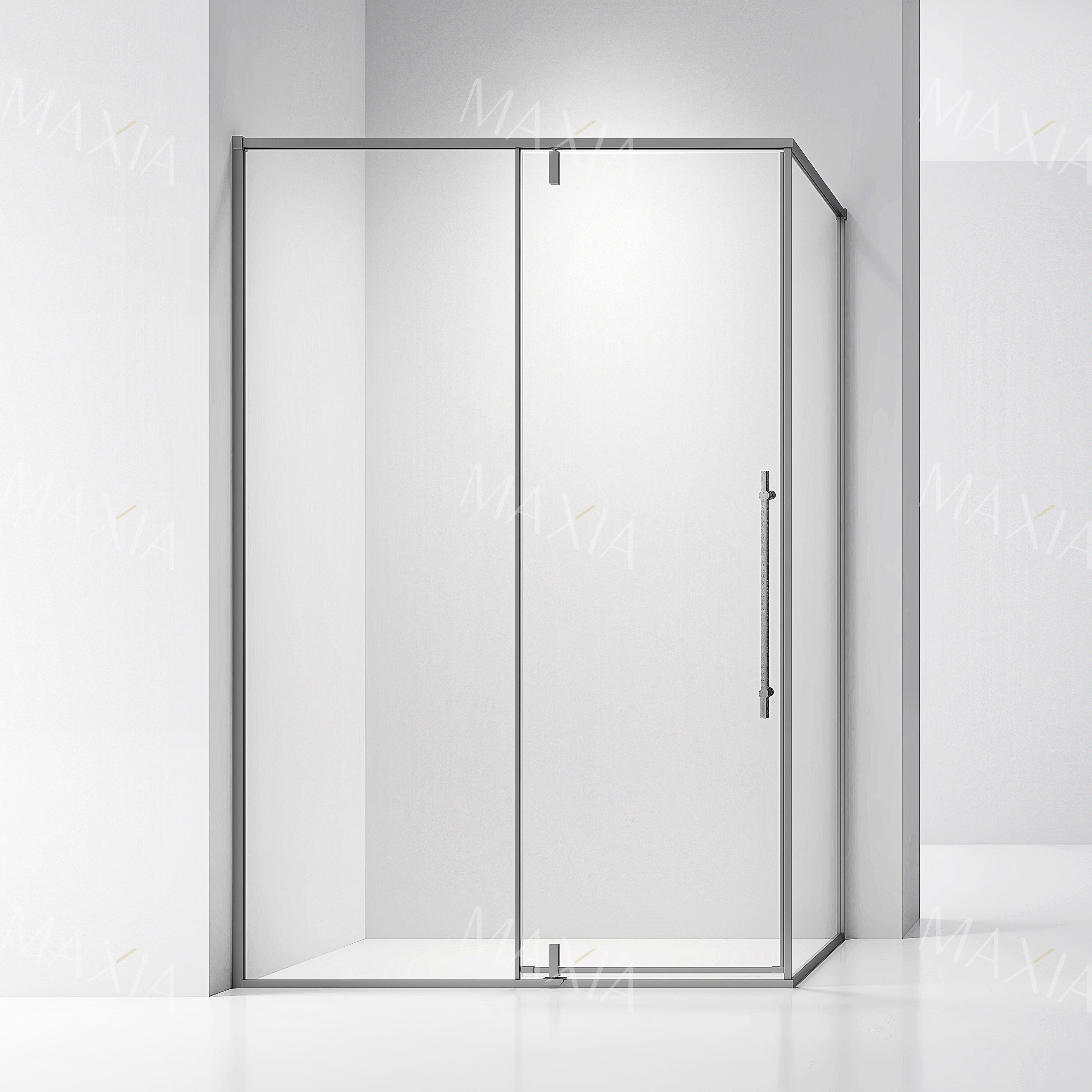 Душевая комната из нержавеющей стали с минималистской душевой комнатой