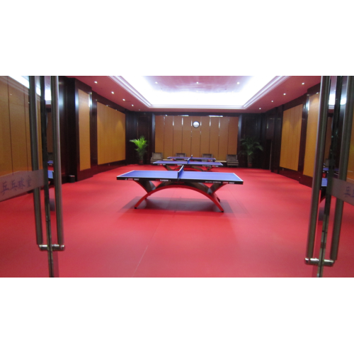 Thick sports flooring for indoor table tennis