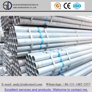 Round Steel Pipe Pre Galvanzied Multi Purposes