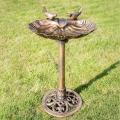 28 Inch Height Double Birds Garden Bird Bath