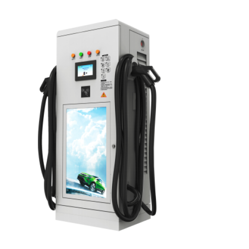 Double gun DC 80KW Column led display Charger