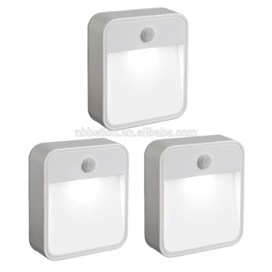 Battery-Powered Motion-Sensing LED Stick-Anywhere Nightlight motion sensor light