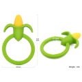 El maíz 3D del diseño del maíz libera los juguetes del masticaje del silicón de la categoría alimenticia del bebé Mordedor del silicón