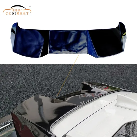 Black ABS Material Trunk Lid Rear Diffuser Lip and Spoiler Wing Kit for XRV 2023