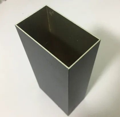 Color aluminum square tube