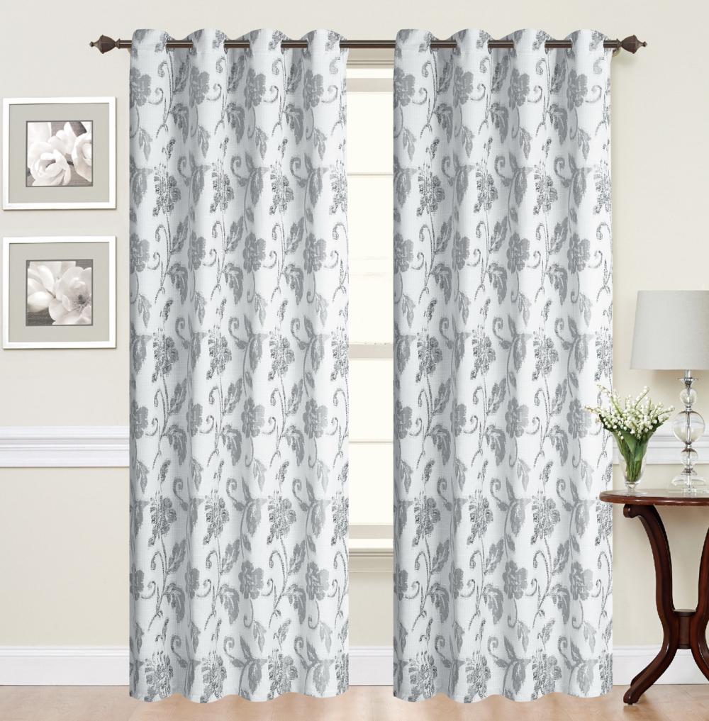 All Polyester Large Jacquard Shade Curtain