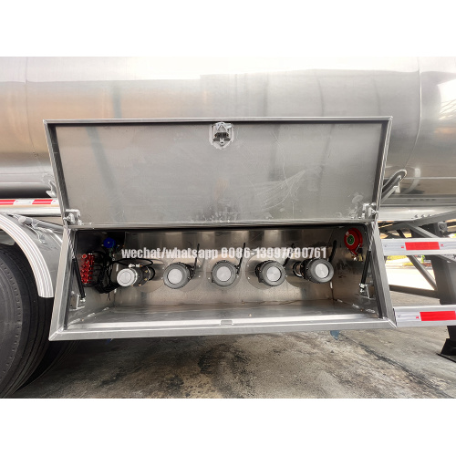 50,000 liters Aluminium Alloy Oil Distribution/ Fuel Transport Tank Semi Trailer