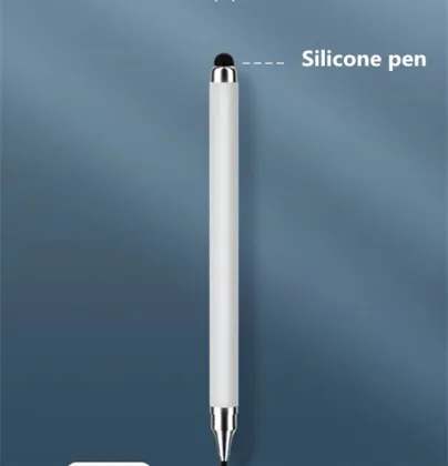 Universal 2-in-1 Silicone Capacitive Stylus Pen for Apple iPad
