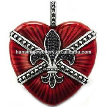 wholesale alloy loyal heart pendant