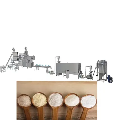 Automatic Cassava Corn Modified Starch Making Machines: Extruder and Pregelatinized Starch Production Line