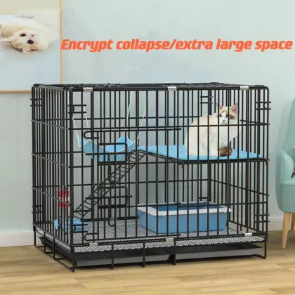 High-Quality Iron Wire Cat Cage for Pets