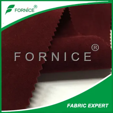 12 years China manufacturer double flocked velvet fabric for lady boots
