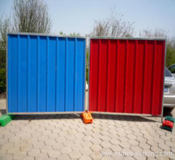 Pvc Coated Steel Temporary Colorband Fence