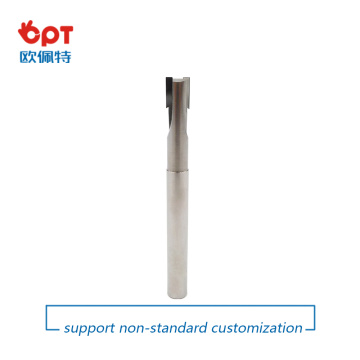 PCD end mills 2 flute for CNC machined