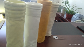 PPS industrial non-woven needle punched filter bag