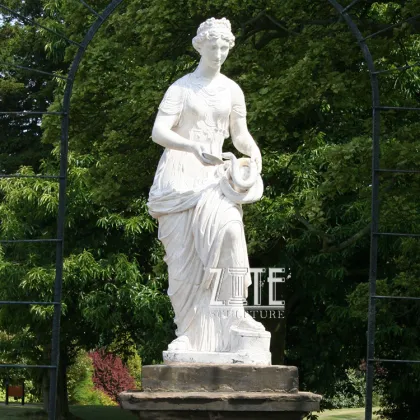 Factory Supply western marble lady statue