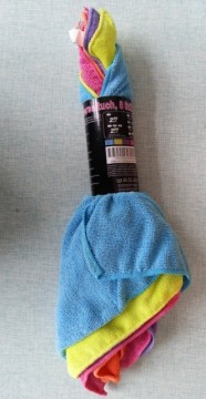 5PCS Microfiber Cloth 5-Colors Assorted Pack