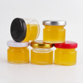 Mini Glass Honig Marmelade 25ml mit Deckel