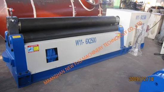 W11 Symmetric Rolling Machine with Three Rollers