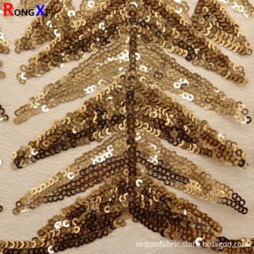 New Design Sequin Stretch Fabric With High Quality