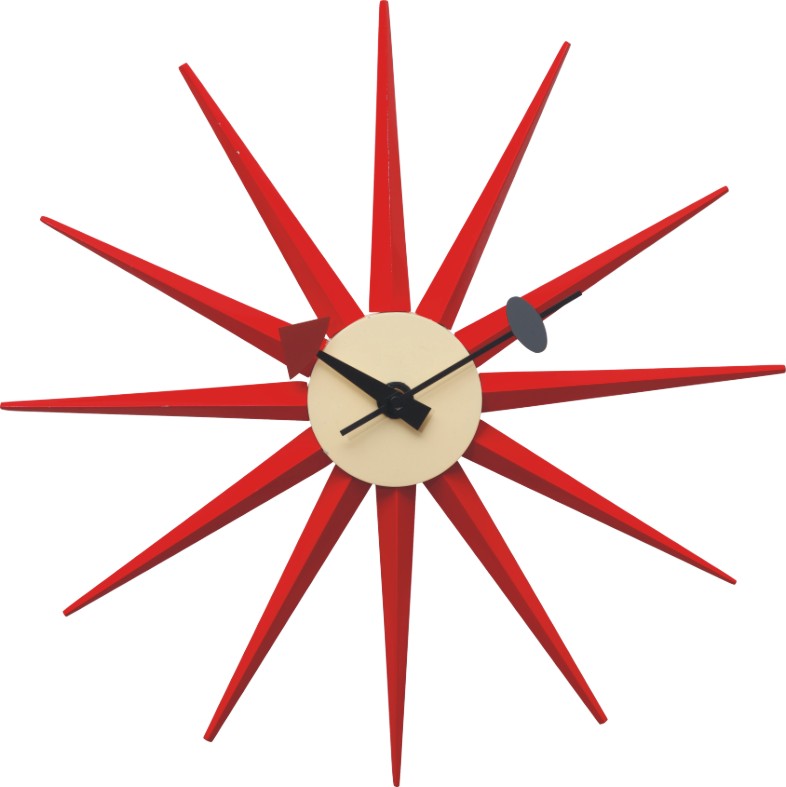 George nelson sunburst clock