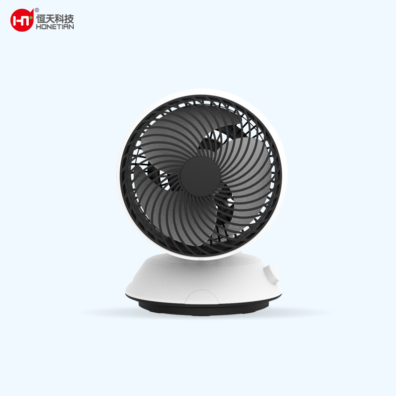 HONETIAN konb control auto oscillation left and right 3 speeds 8 inches AC circulator table custom colors indoor plastics fan