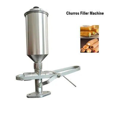 1.8L Commercial Ice Cream Churros Machine: Easy Operation Manual and Donut Churros Filling Machine for Spanish Churros Stuffing