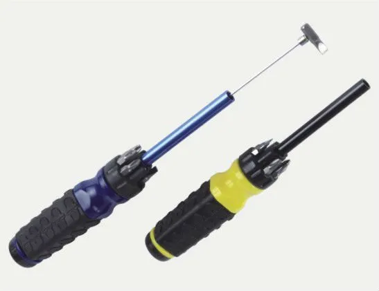 6 in 1 magnetic screwdriver set with LED light