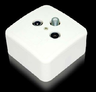 TV/Satellite/FM Outlet Socket Antenna Socket TV Wallbox Splitter