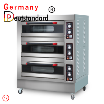 3 Deck 6 Tray Elektrischer Backofen