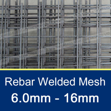 Reinforcing/ Rebar Welded Wire Mesh(6.3mm* 200*200mm)