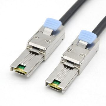 Huge Storage Server External MINI SAS SFF-8088 to SFF-8088 Data Cable" could be simplified to:

"MINI SAS SFF-8088 to SFF-8088 Data Cable for Huge Storage Servers" 

However, if you want a concise title, you might consider:

"MINI SAS SFF-8088 Data Cable