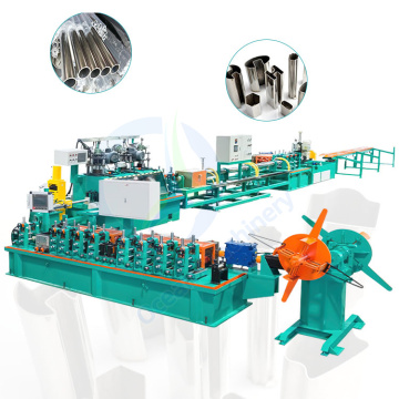 OCEAN Small Diameter Steel Pipe Production Line: Make, Polish, Weld, and Roll Form Machine