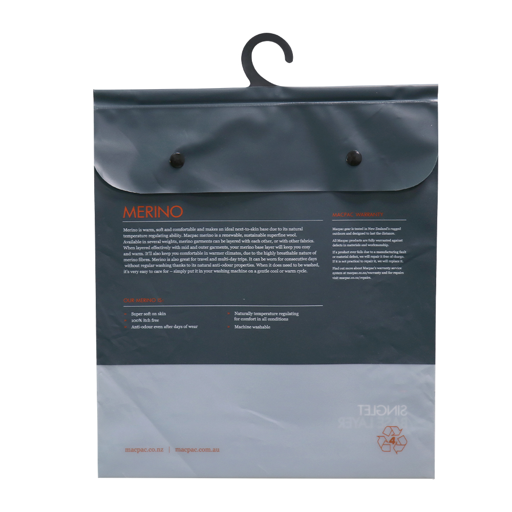 Custom Clothing Ziplock Bags With Rectangle Touching Hole Foil Lined Customized Zip Lock Clear Poly Bags With Hanger Hook2
