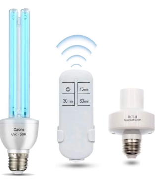 UV lamps used in the food industry