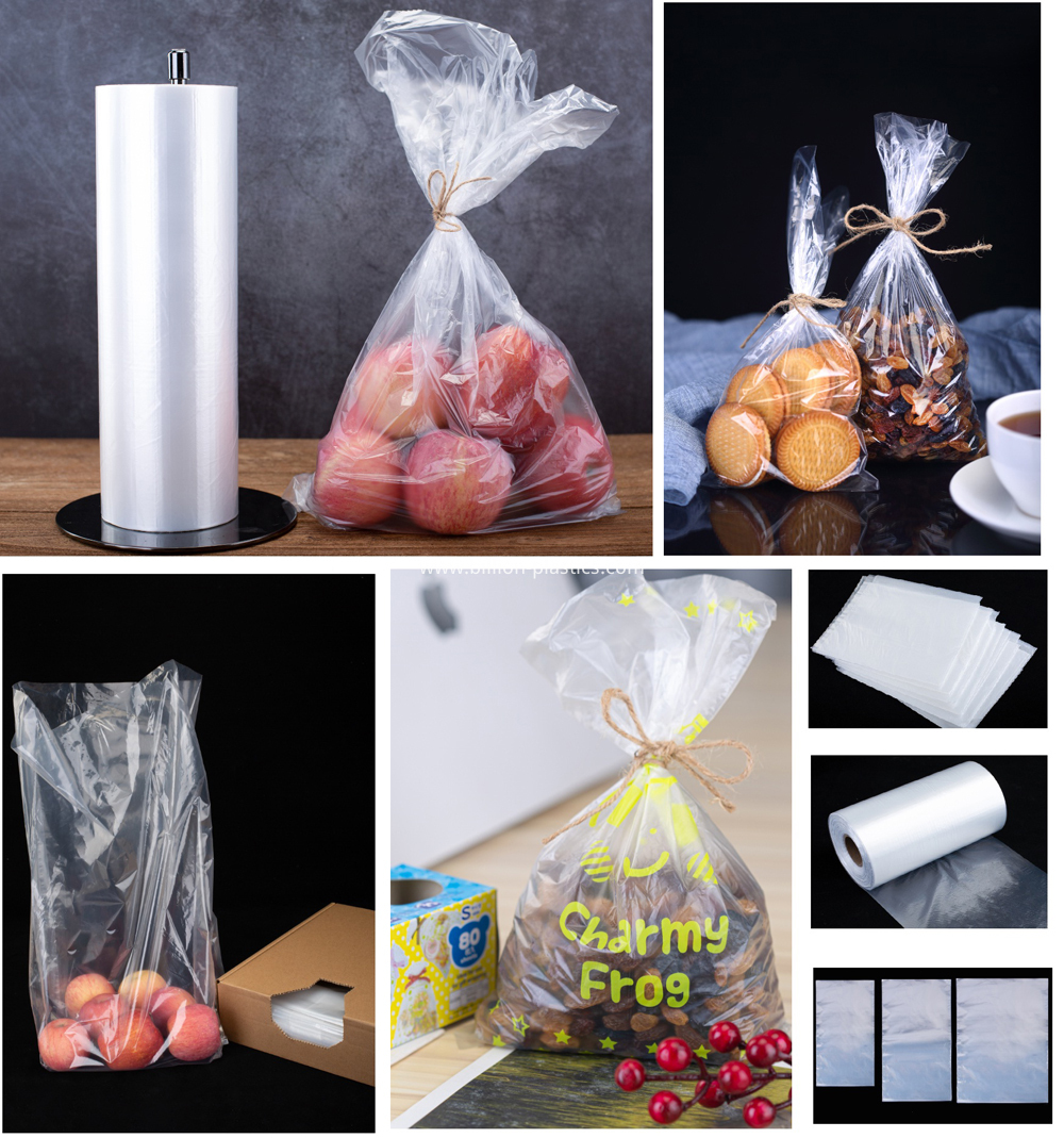 HDPE Clear Transparent Plastic Fruit Vegetable Packing Bag on Roll - China Plastic  Bag and Handbags price