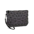 Vente chaude Lumineuse Holographique Petit Portable Poignée Plat Poignée Pochette PU Sac Cosmétique pour filles