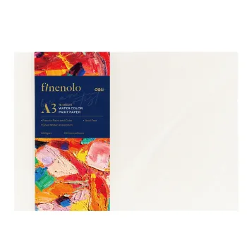 Students Use Gouache Paper for Sketching and Colored Lead Paper for Drawing with Deli EC270-A3 Stationery