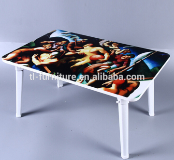 Multi-function laptop table, sofa table,wooden kids drawing table