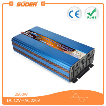 Suoer DC 12V to AC 220V 2500W Solar Pure Sine Wave Power Inverter (FPC-2500A)