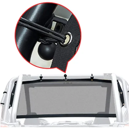 ATV/UTV Window Shade Shield Net Cover Mesh Guard for Polaris RZR PRO 2020 - Scratch Prevention