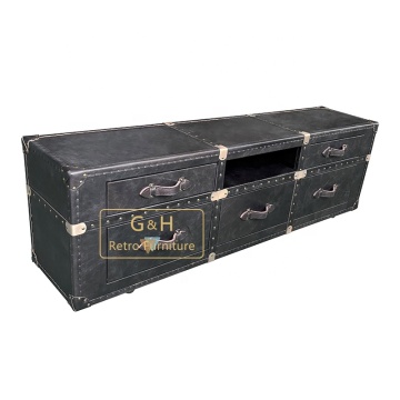 Hot Selling Leather TV Stand GH-L1063 for Luxury Living Room Furniture