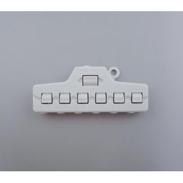 Sistema de conector de LED de 6 polos para conexão em série