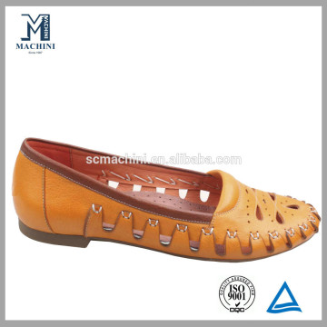 Latest design special handmade women flat casual