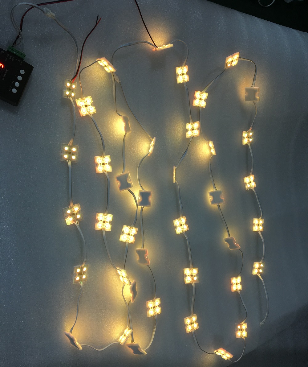 Digital LED sign light string