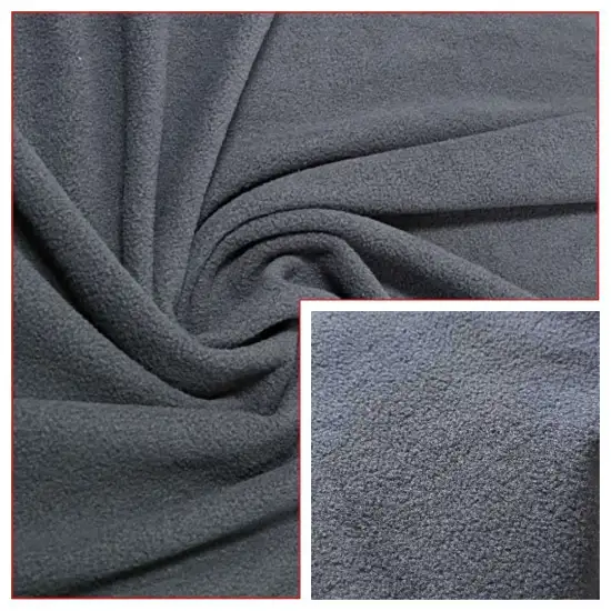 100% Polyester Polar Fleece Dyed Fabric Anti-Pilling