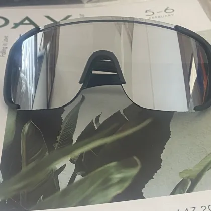 Mountain Goggles: Large Frame Outdoor Riding & Skiing Windproof Goggles